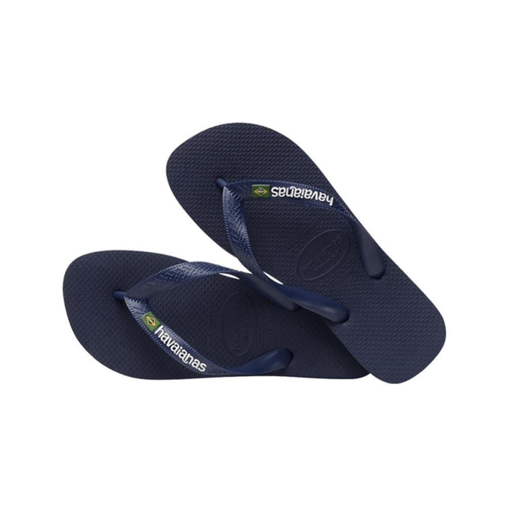 HAVAIANAS รองเท้าแตะ Brasil Logo Flip Flops NAVY BLUE 41108500555U_C3BLXX รูปที่ 4
