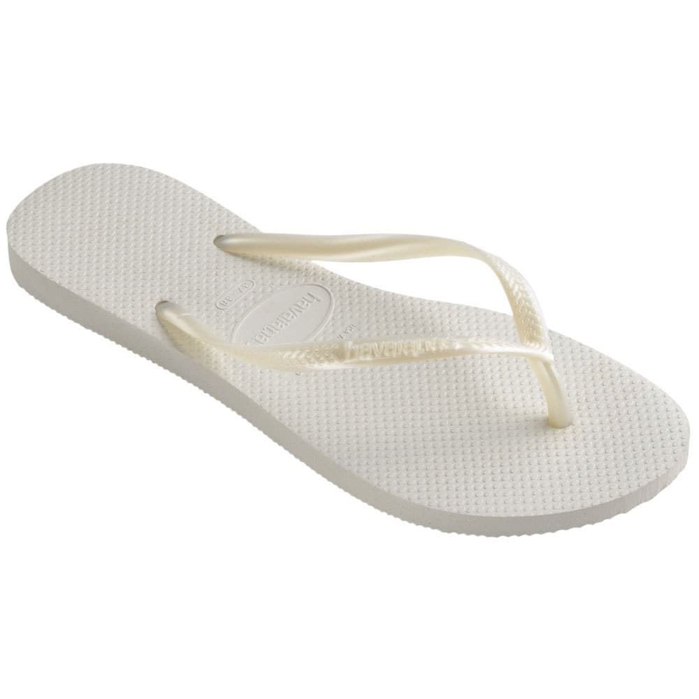 HAVAIANAS รองเท้าแตะ Slim Flip Flops WHITE 40000300001F_C2WTXX รูปที่ 3