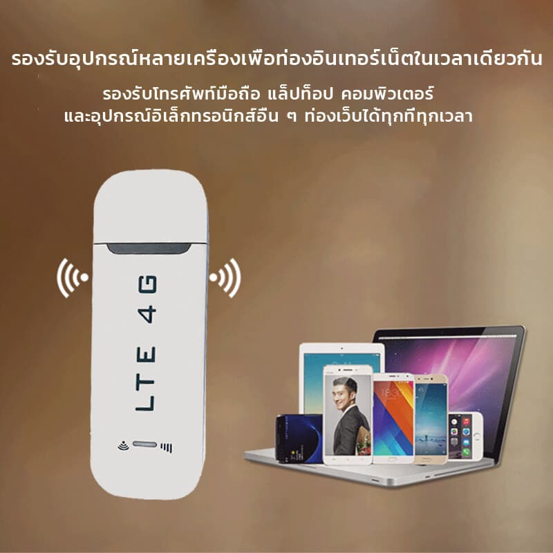 Pocket Wifi Aircard Wifi Modem 4G/5G LTE 300 Mbps USB เราเตอร์ใส่ชิม ตัวปล่อยสัญญาณไวไฟ ไวไฟพกพาใส่ชิม รูปที่ 7