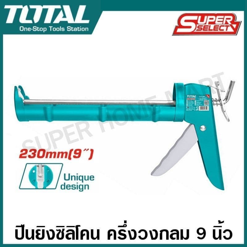 Total ปืนยิงกาวซิลิโคน ทรงครึ่งวงกลม ขนาด 9 นิ้ว รุ่น THT20209 / THT21809 รูปที่ 1