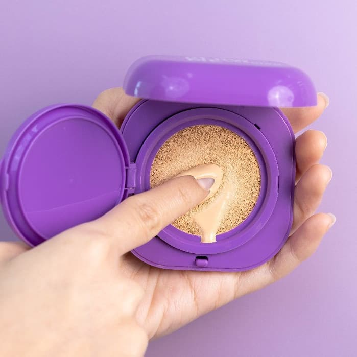 คุชชั่นม่วง เบอร์02 Nami Glow Me Cushion SPF35 PA+++ 12g. รูปที่ 4