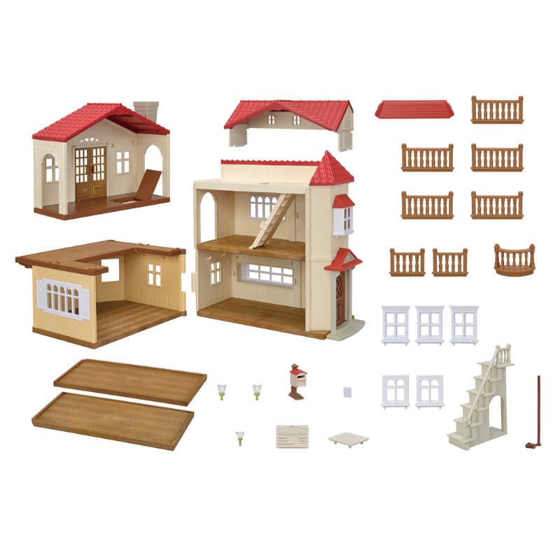 Sylvanian Families Red Roof Country Home Gift Set -Secret Attic Playroom / ซิลวาเนียน แฟมิลี่ บ้านเรดรูฟ มีห้องใต้หลังคา รูปที่ 4