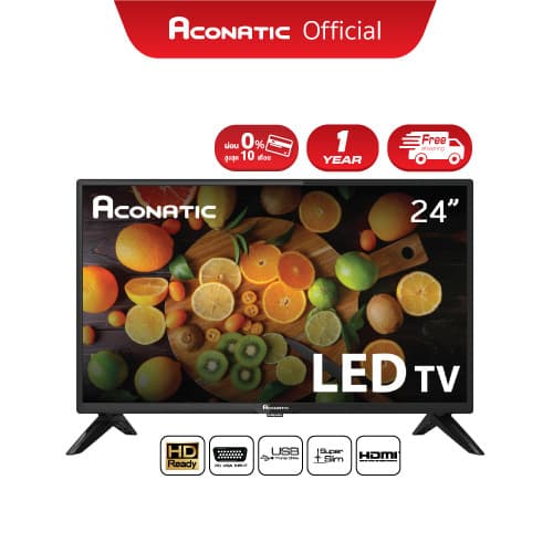 ACONATIC รีโมททีวี รุ่น RC-AT01 สำหรับทีวี อนาล๊อก/ดิจิตอล 24HA502AN 24HD515AN 32HD514AN 32HD511AN 32HD513AN 43HD511AN รูปที่ 3