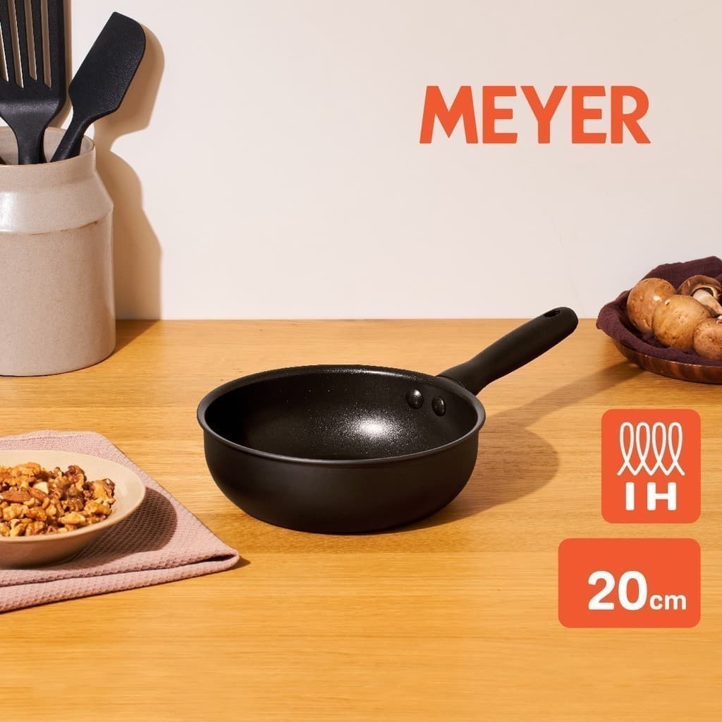 MEYER MIDNIGHT กระทะเชฟอเนกประสงค์ hard-anodize ขนาด 20 ซม./1.9 ลิตร Saucier รูปที่ 2