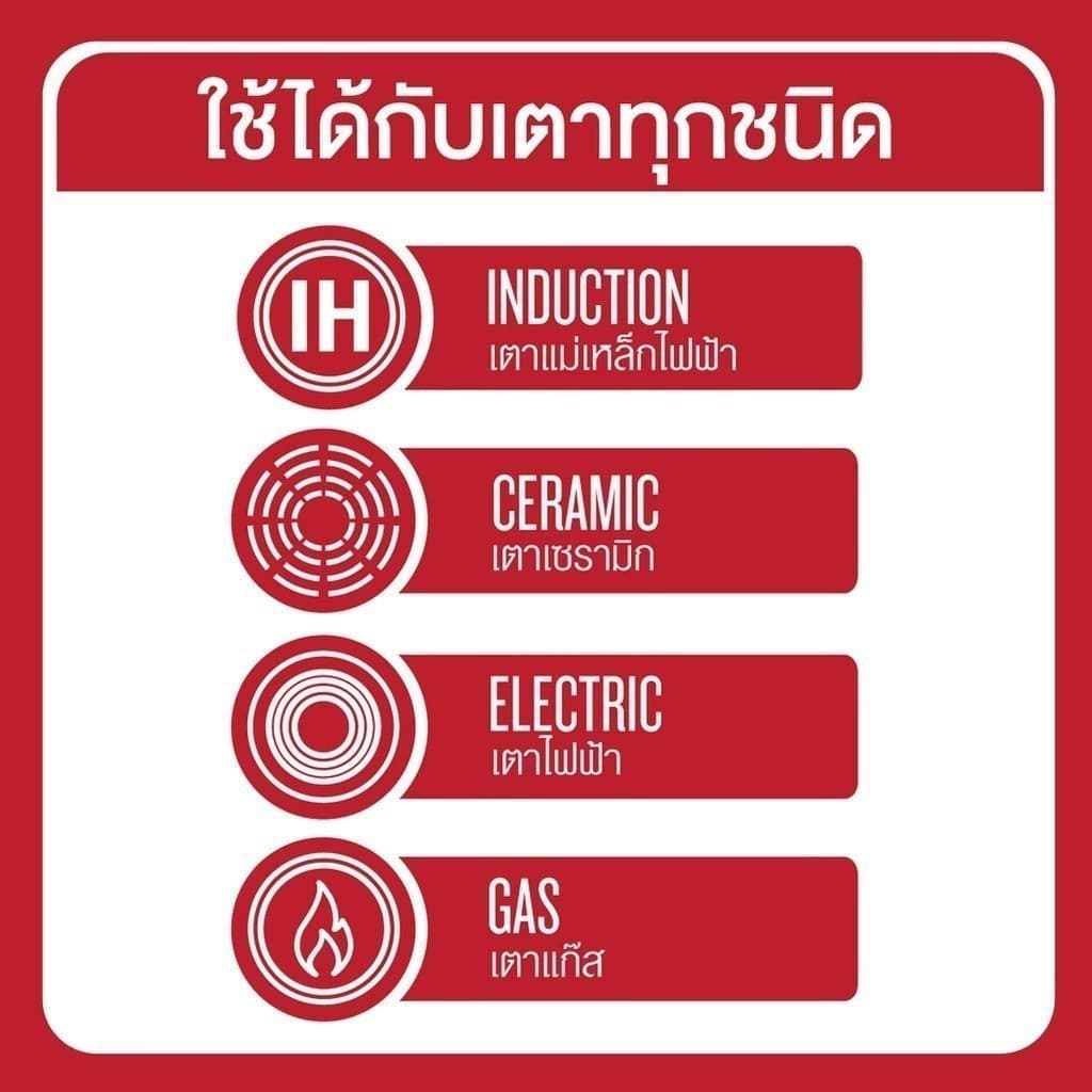 Tefal เครื่องครัว Cook Healthy ก้นอินดักชั่น รูปที่ 5