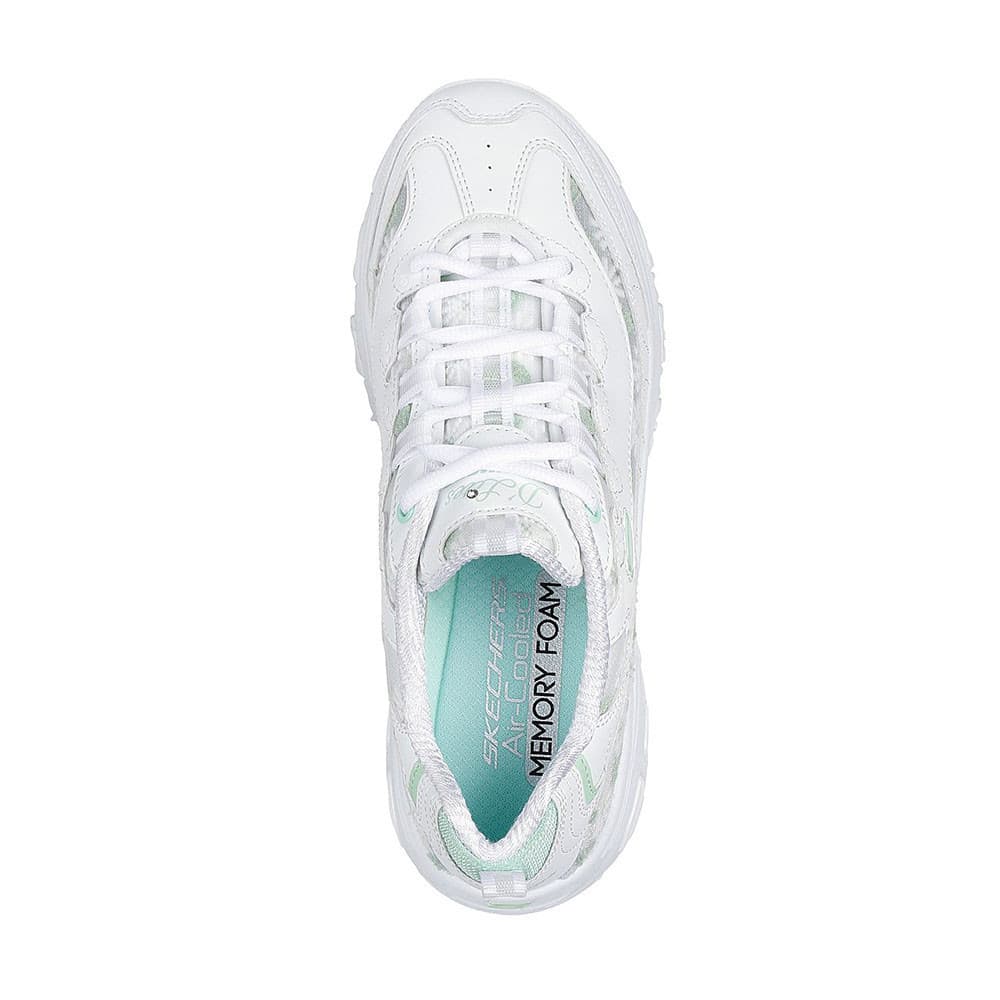 Skechers สเก็ตเชอร์ส รองเท้าผู้หญิง Women Online Exclusive Sport D'Lites Festival Bloom Casual Shoes - 150234-WGR รูปที่ 5