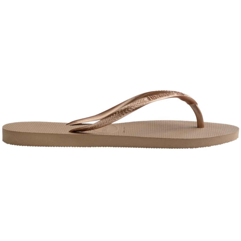 HAVAIANAS รองเท้าแตะ Slim Crystal SW II Flip Flop ROSE GOLD 41456513581F_C2GDXX รูปที่ 4