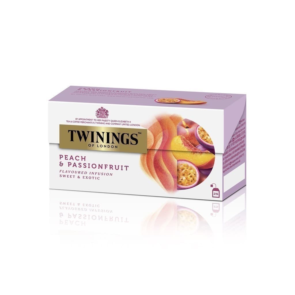 ทไวนิงส์ เครื่องดื่ม พีช เเอนด์ แพชชั่น ฟรุ้ต ชนิดซอง 2 กรัม แพ็ค 25 ซอง Twinings Peach & Passionfruit 2 g. Pack 25 Tea รูปที่ 3