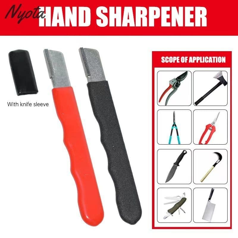 CODเครื่องลับมีดครัวมืออาชีพ1ชิ้น-เหล็กทังสเตนด้วยหินลับเซรามิกเพชรสําหรับใบมีดทั้งหมดรวมกรรไกรทําสวนที่จับกันลื่น รูปที่ 4