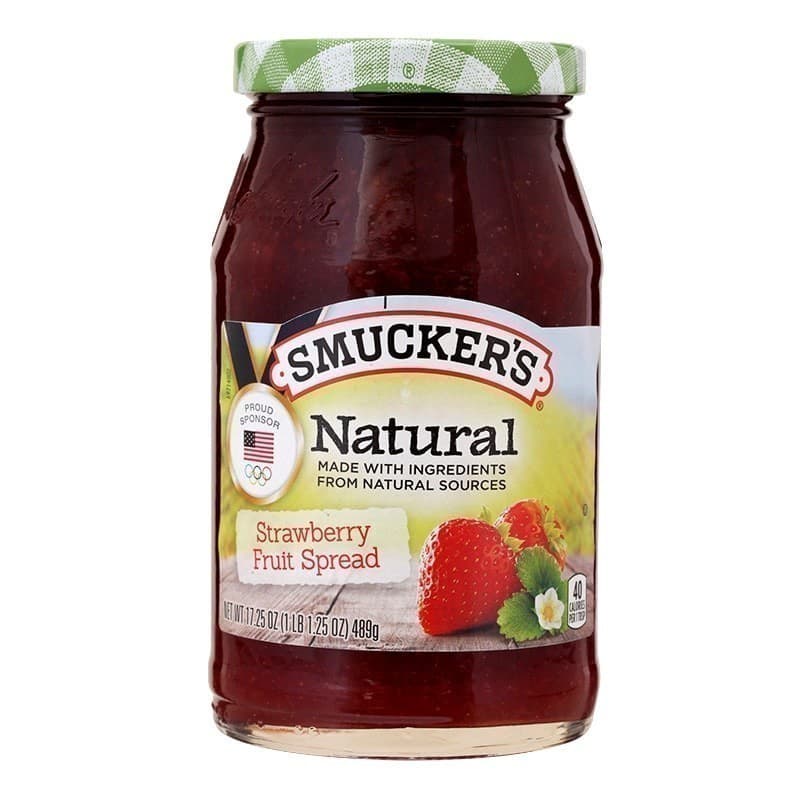 SMUCKER'S สมักเกอร์สเนเชอรัลแยมสตรอเบอร์รี่ฟรุ๊ตสเปรด 489กรัม รูปที่ 1