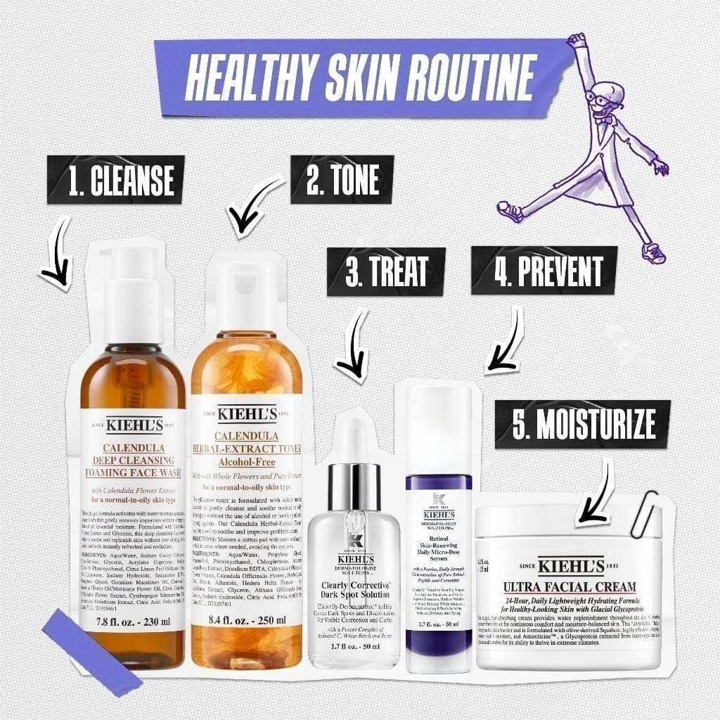 KIEHL'S CALENDULA HERBAL EXTRACT ALCOHOL-FREE TONER 250ML โทนเนอร์บำรุงผิวหน้า ช่วยปลอบประโลมผิว ปราศจากแอลกอฮอล์ รูปที่ 6