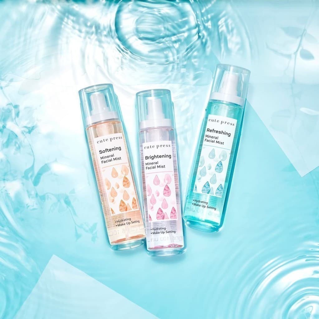 CUTE PRESS สเปรย์น้ำแร่ สูตรเพื่อผิวสดชื่น REFRESHING MINERAL FACIAL MIST 100 ml รูปที่ 3