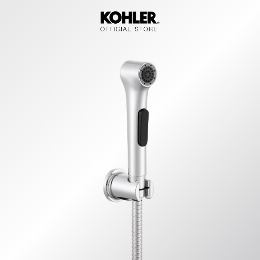 KOHLER Elate hygiene spray w/hose and fixed wall bracket สายฉีดชำระ รุ่นอีเลท สีโครเมี่ยม K-97258X-B-CP​ รูปที่ 2