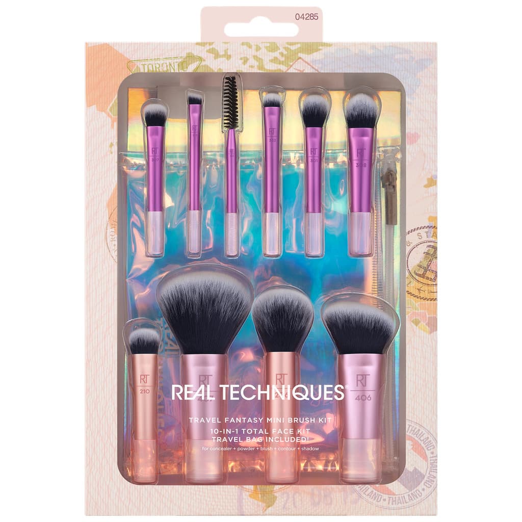 4285 Real Techniques Fantacy MINI BRUSH SET RTชุดแปรงแต่งหน้ามินิ พร้อมกระเป๋า รูปที่ 2