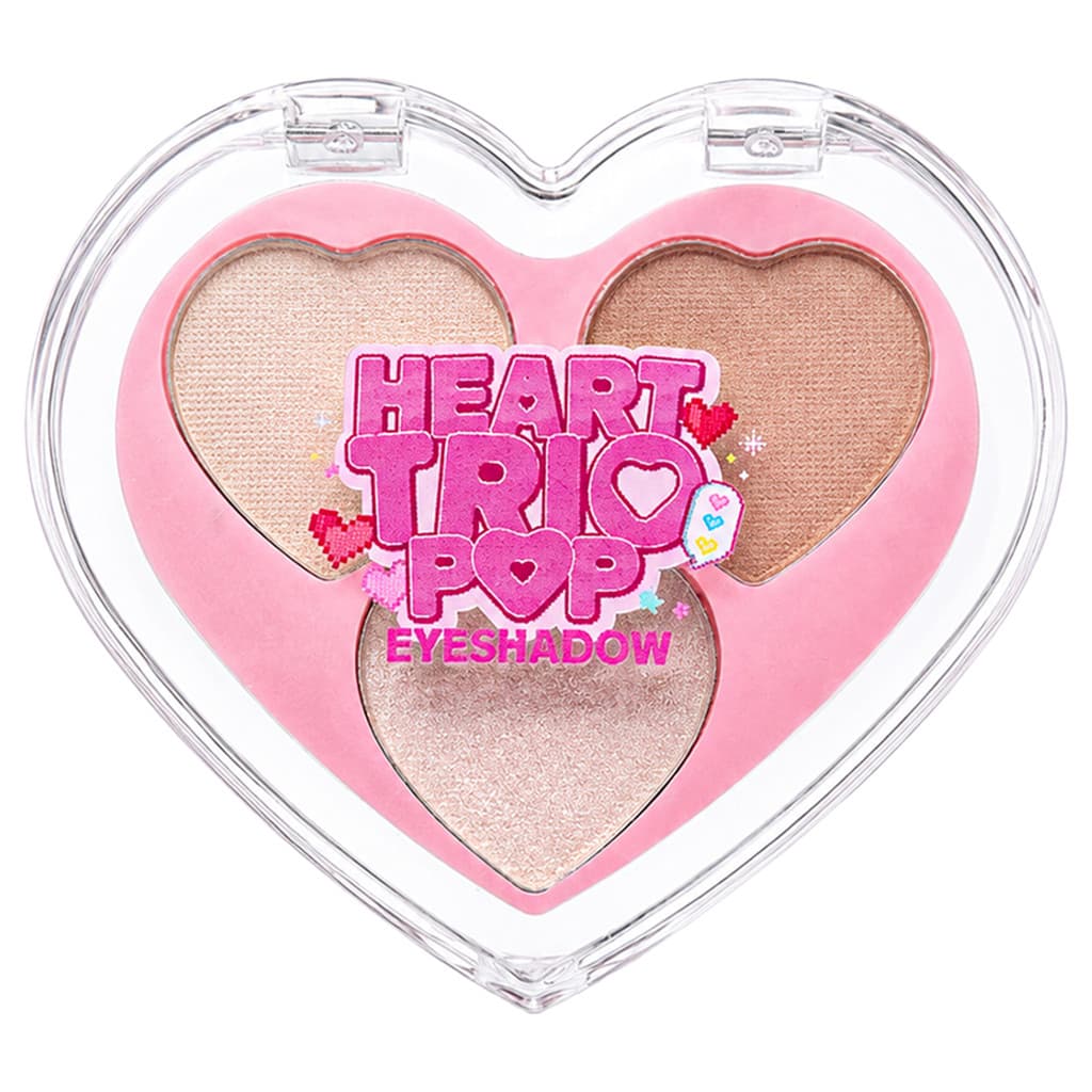 MELLME - Heart Trio Pop Eyeshadow เมลมี ฮาร์ท ทรีโอ้ ป๊อป อายแชโดว์ รูปที่ 2
