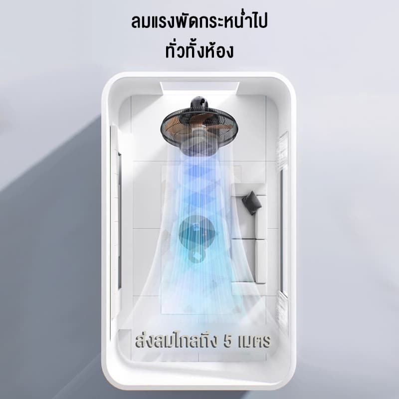 SOHEF พัดลมตั้งโต๊ะ 16 นิ้ว 14 นิ้ว พัดลมตั้งพื้น พัดลม ใบพัดอะลูมิเนียมอัลลอย ปรับระดับแรงลมได้ ดีไซน์เงียบ ไม่รบกวน รูปที่ 6