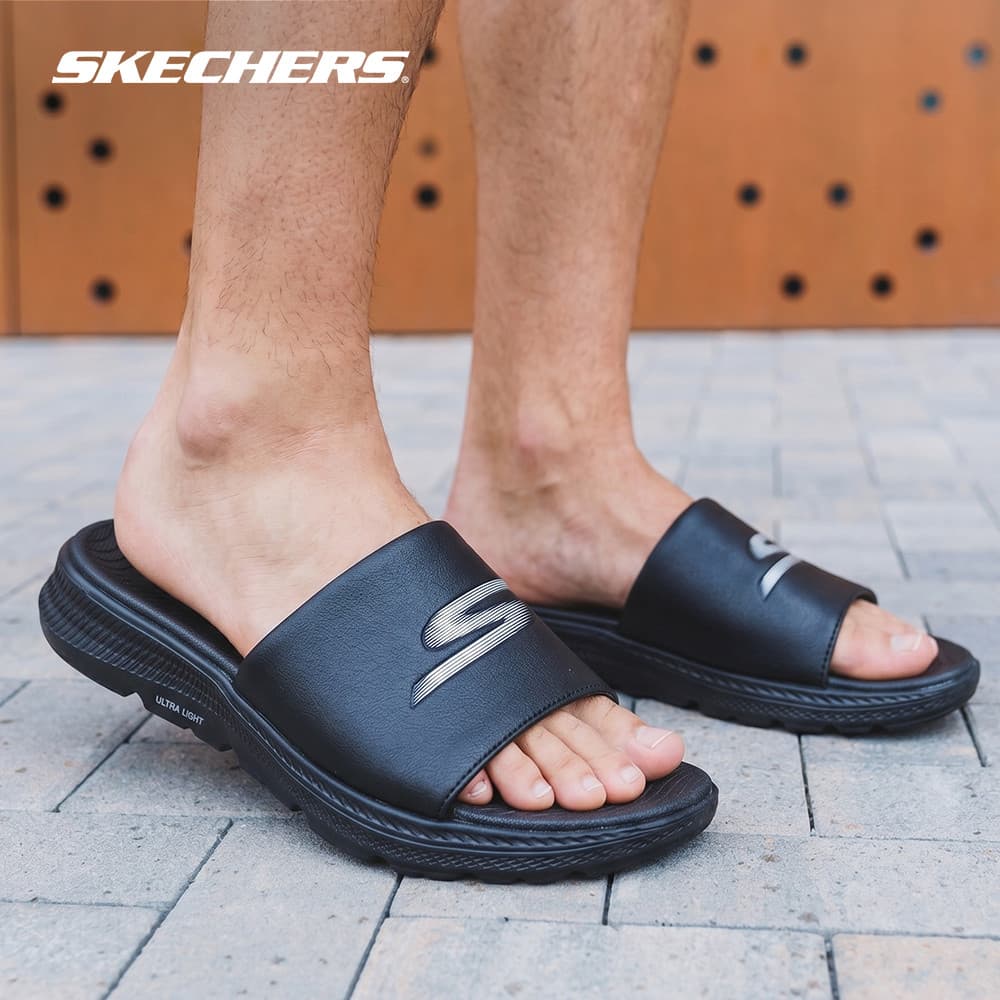 Skechers สเก็ตเชอร์ส รองเท้าแตะผู้ชาย Men On-The-GO Go Consistent Sandal 2.0 Culver Walking Sandals - 229269-BLK รูปที่ 1
