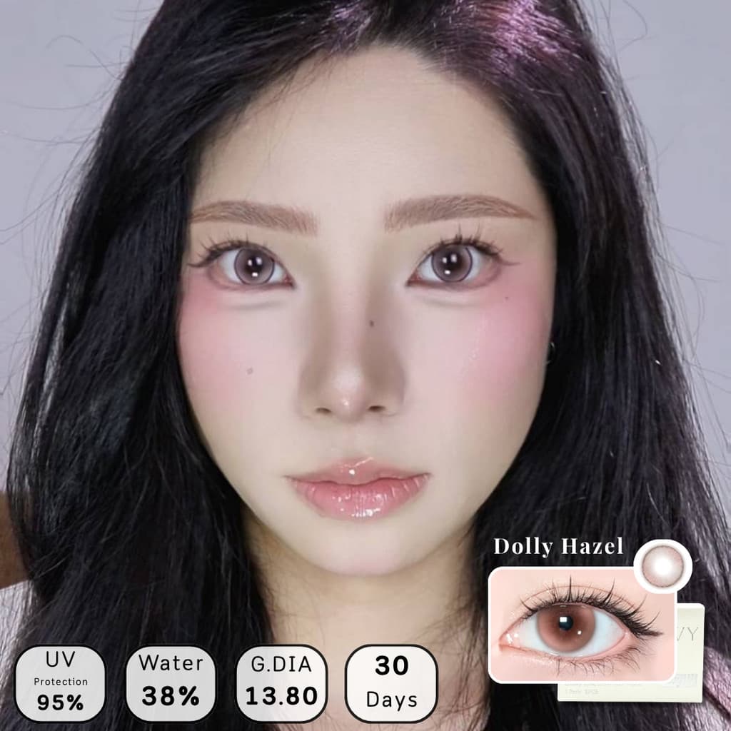 Meenie รุ่น White Glowyคอนแทคเลนส์สายเกา ลุคใสวิ้ง ตาโตชัด มีออร่าPink Natural คอนแทคเลนส์สายเกา ลุคหวานใส ตาโตธรรมชาติ รูปที่ 9