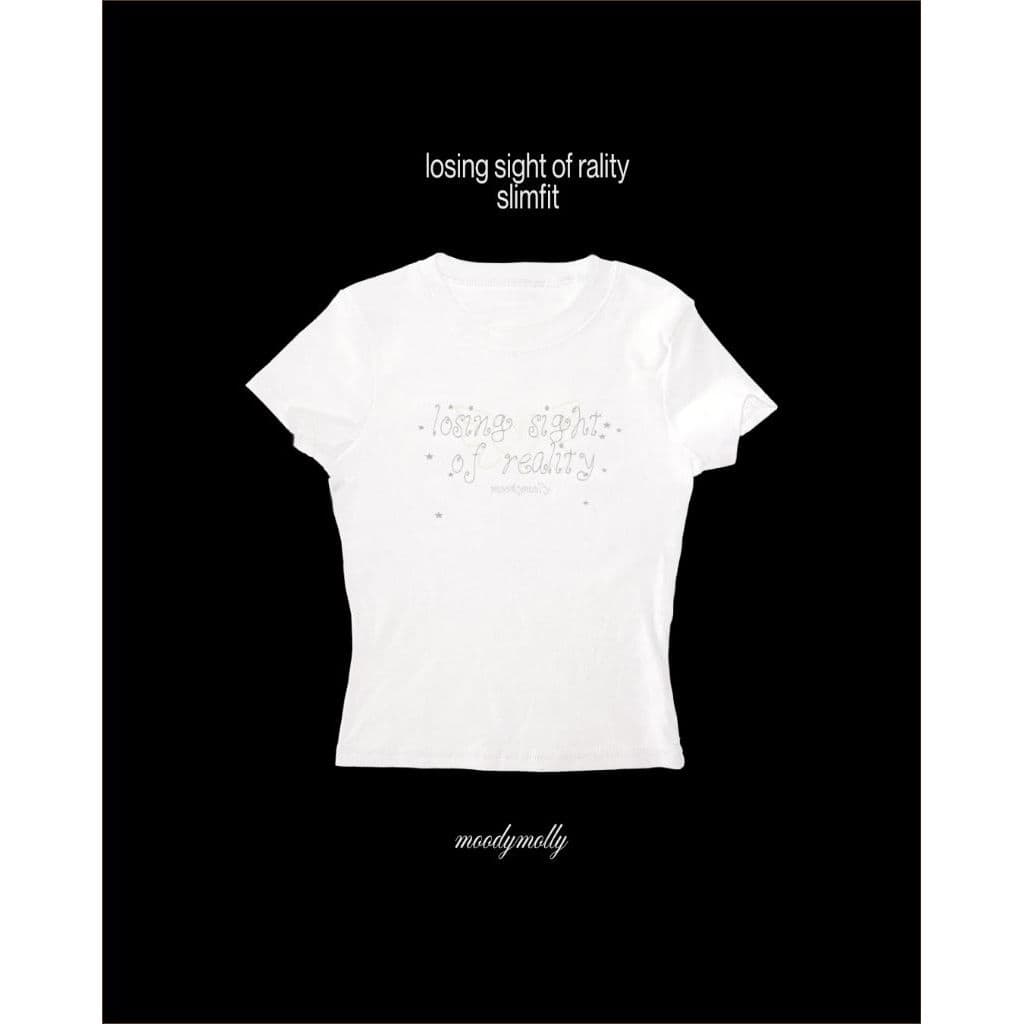 moodymolly เสื้อ slimfit รุ่น losing sight tee รูปที่ 1