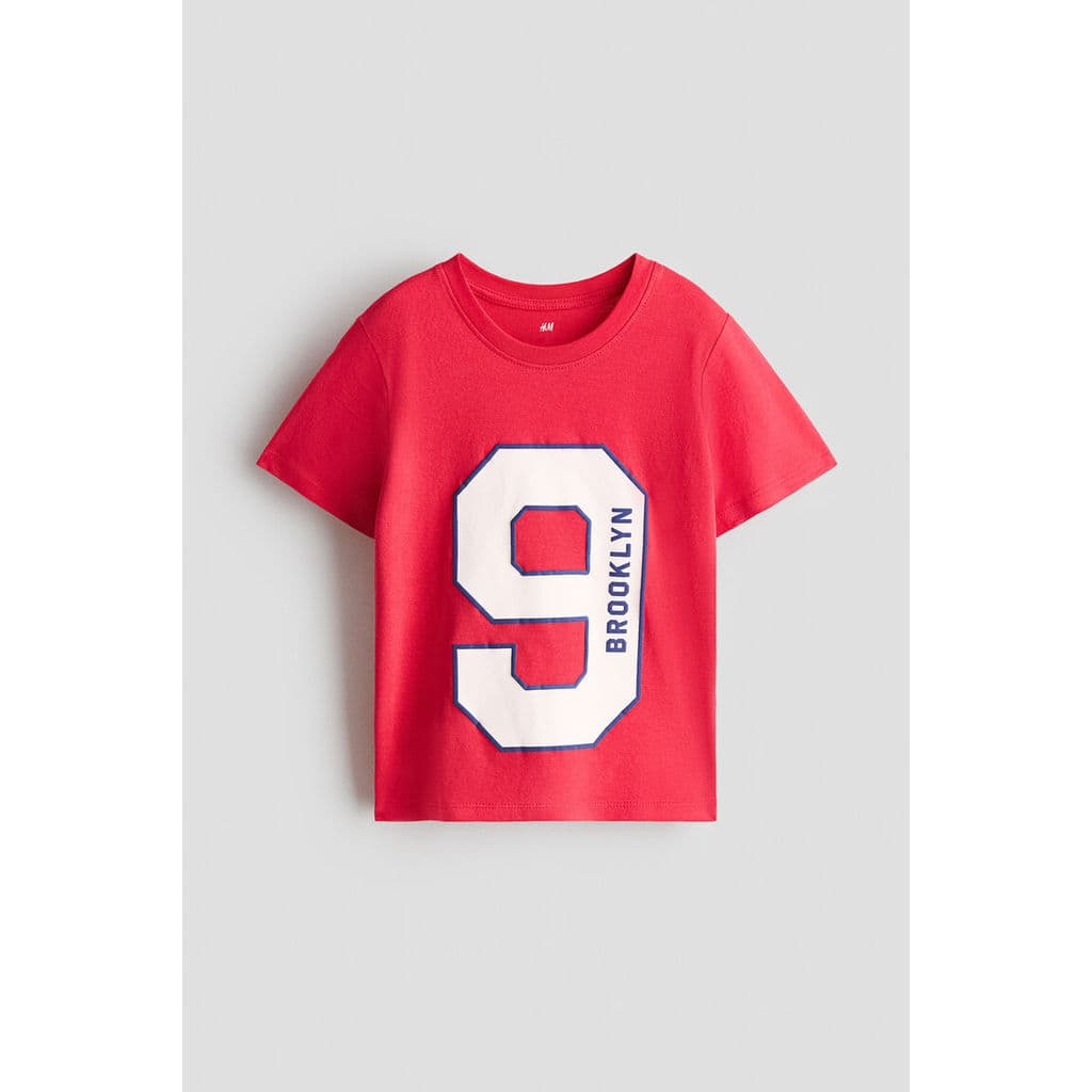 H&M เสื้อยืดผ้าฝ้ายพิมพ์ลาย เด็กชาย 1323877_5 รูปที่ 8