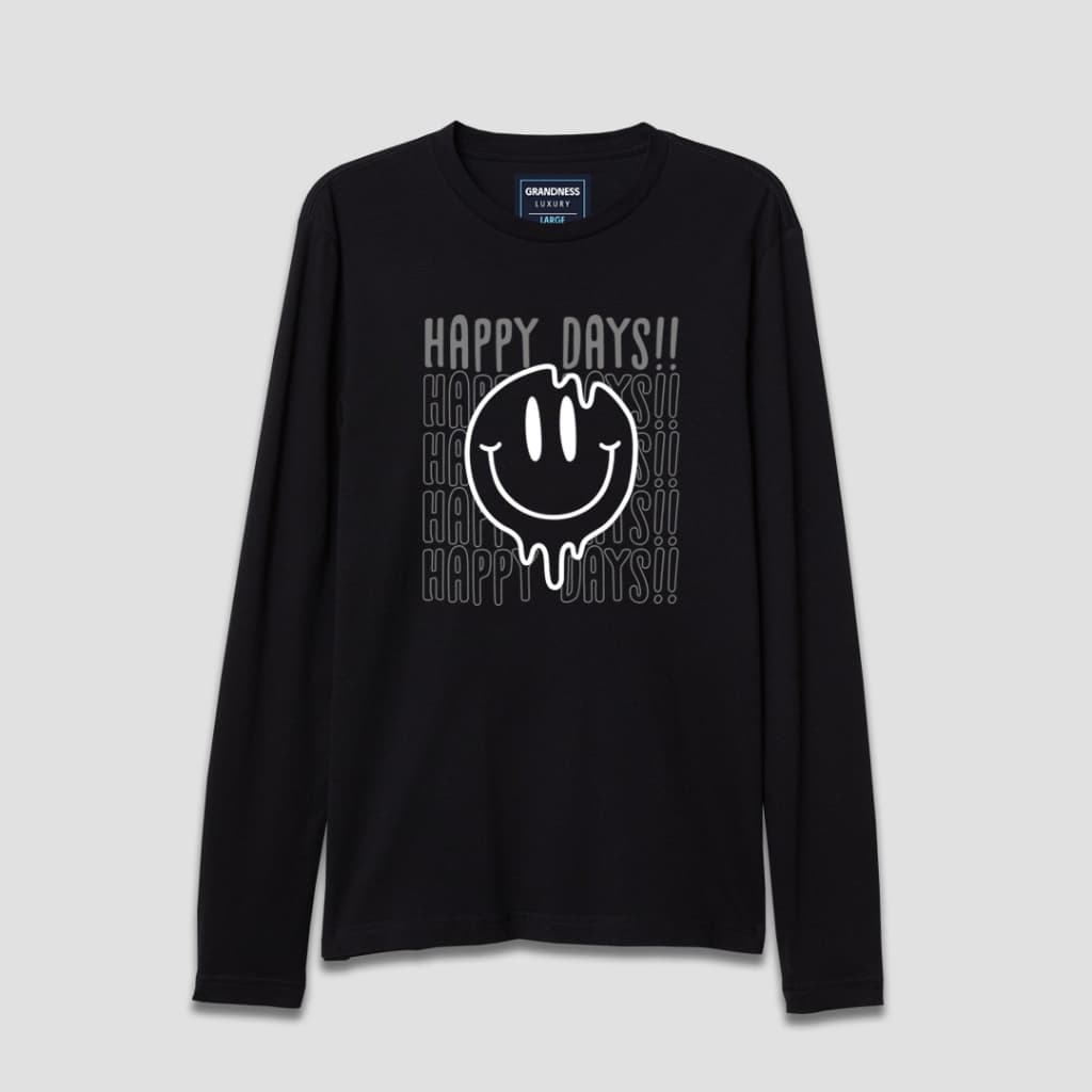 Grandness เสื้อยืด Luxury ลายกราฟิก แขนยาว รุ่น LX644 รูปที่ 1