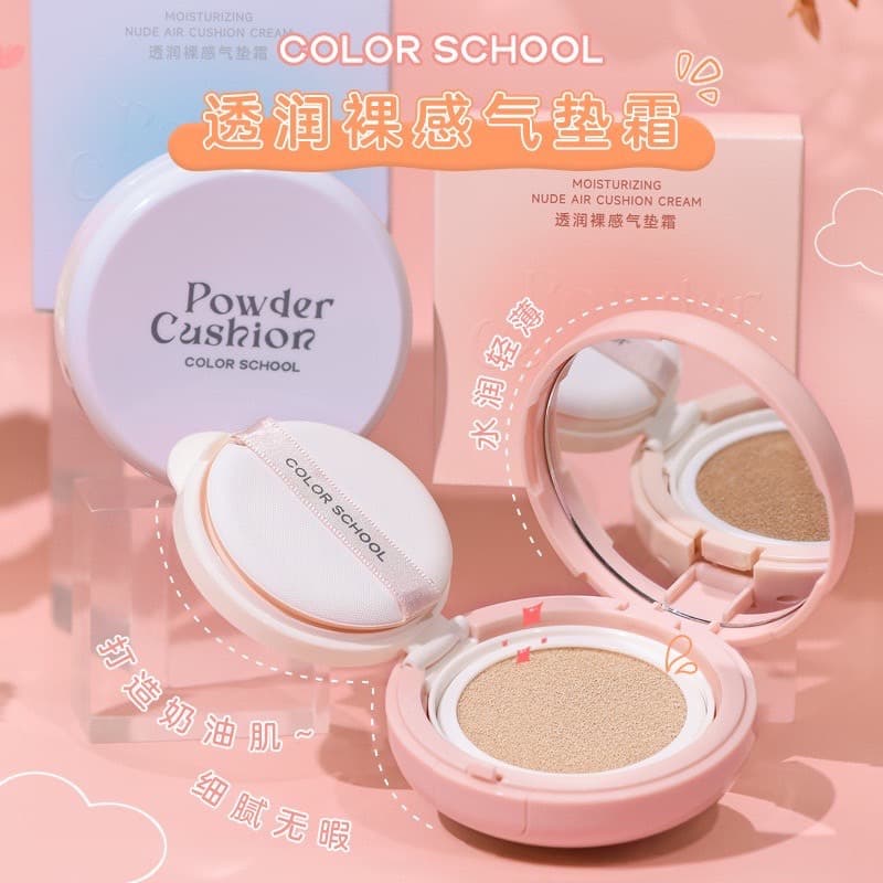 M263 COLOR SCHOOL คุชชั่นมัธยม รุ่นหน้าฉ่ำ ติดทน ให้ความชุ่มชื้น ป้องกันเหงื่อ ปกปิด คุมมัน กันน้ำ รูปที่ 3