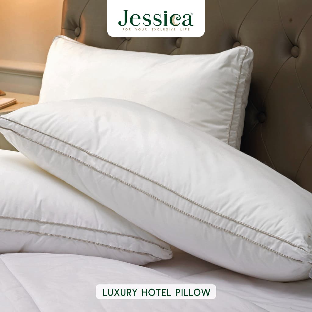 Jessica หมอนหนุน รุ่น Luxury Hotel Pillow หมอนโรงแรมสุดพรีเมี่ยมที่โรงแรมหรูระดับไฮคลาสเลือกใช้ ผลิตจาก Cotton 100% รูปที่ 4