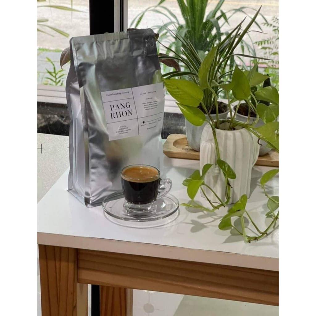 กาแฟปางขอนพรีเมี่ยม กาแฟอราบิก้า100% ขนาด 500กรัม เมล็ดกาแฟคั่ว ดอยปางขอน เมล็ดเกรดA, Pangkhon Premium coffee รูปที่ 4