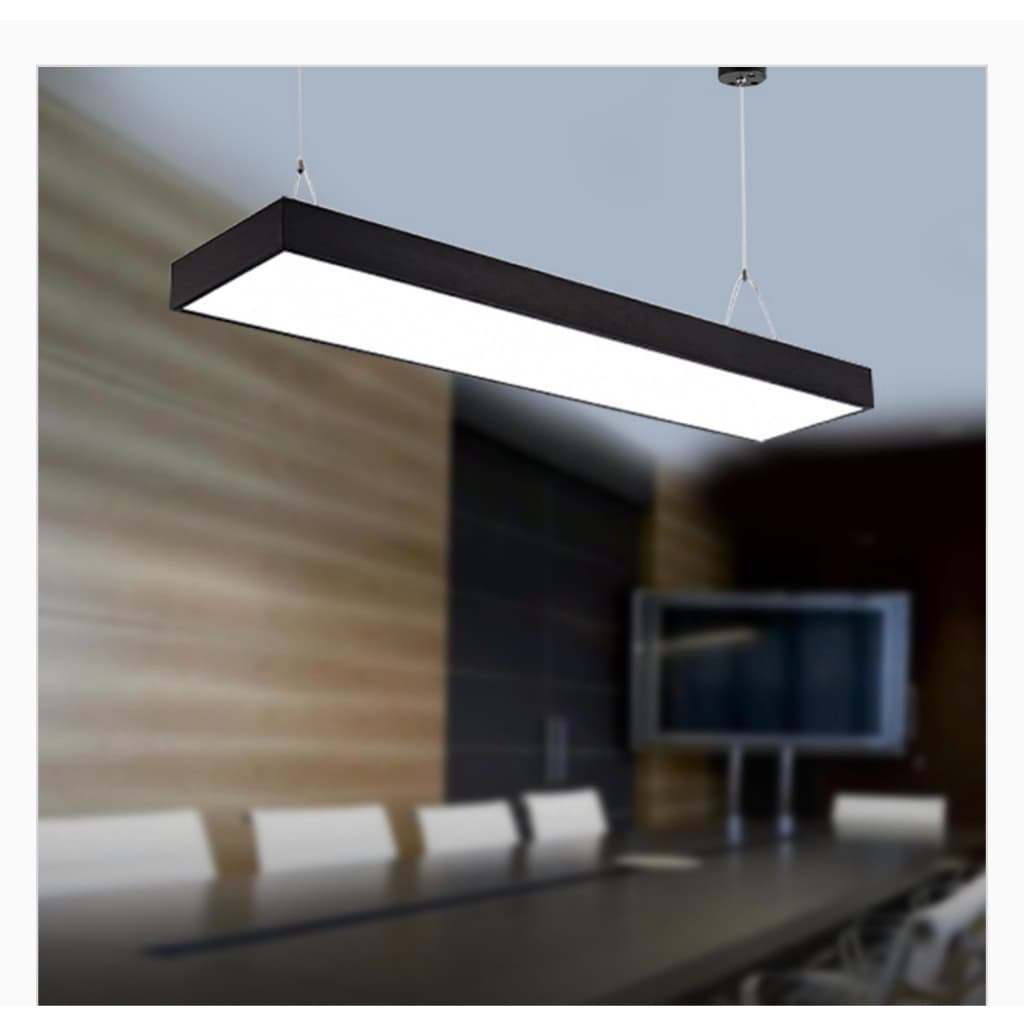 Iwachi โคมไฟแขวนสลิงเพดาน โคมไฟออฟฟิต 36W / 50W LINEAR ฟรีชุดสลิง!! รูปที่ 7