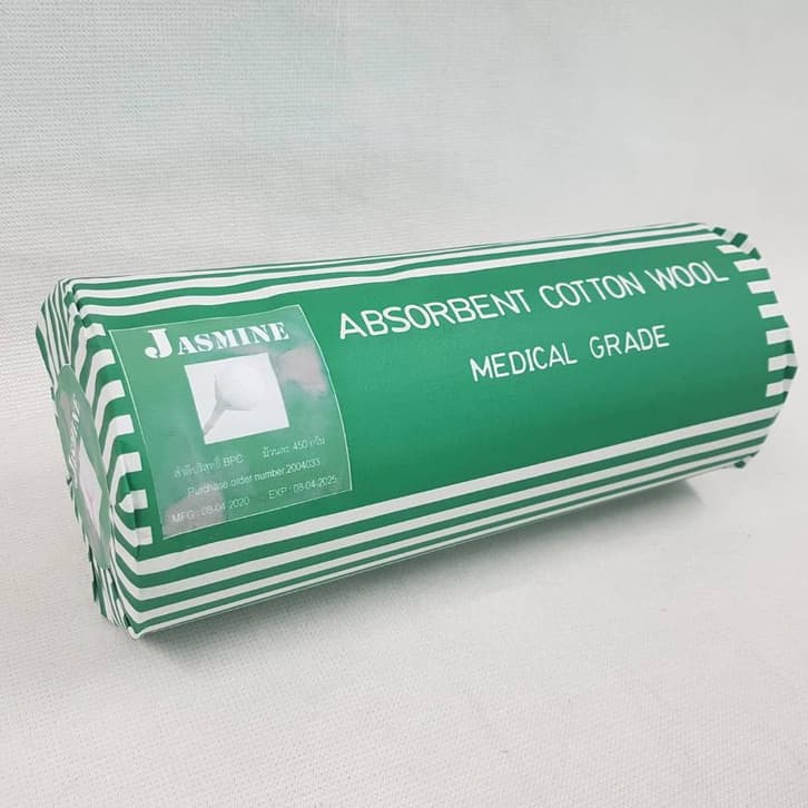 สำลีม้วน Jasmine 450g รูปที่ 1