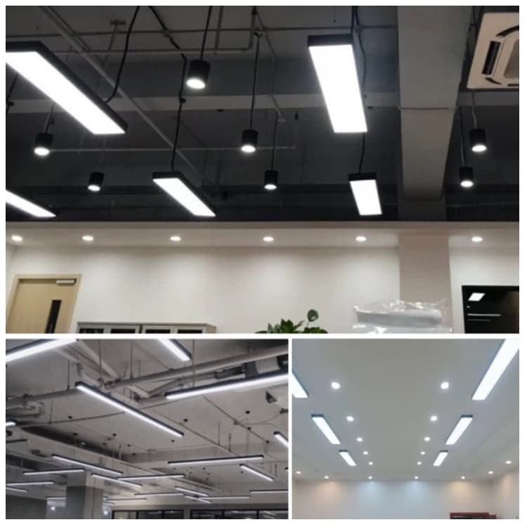 Iwachi โคมไฟแขวนสลิงเพดาน โคมไฟออฟฟิต 36W / 50W LINEAR ฟรีชุดสลิง!! รูปที่ 9