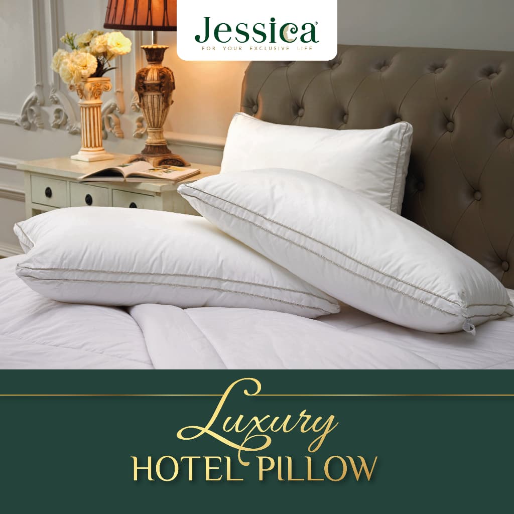 Jessica หมอนหนุน รุ่น Luxury Hotel Pillow หมอนโรงแรมสุดพรีเมี่ยมที่โรงแรมหรูระดับไฮคลาสเลือกใช้ ผลิตจาก Cotton 100% รูปที่ 5