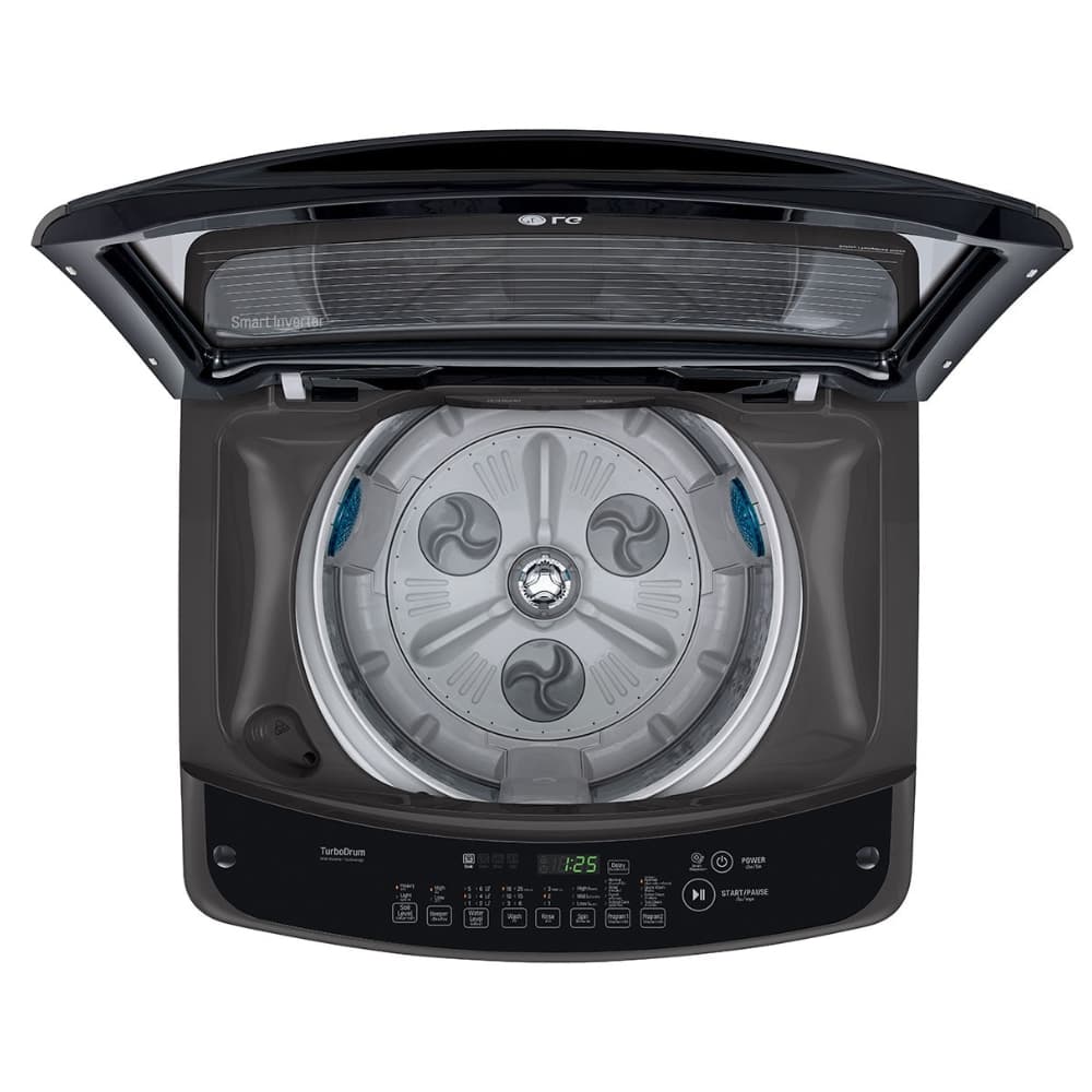 เครื่องซักผ้าหยอดเหรียญ LG Smart Inverter รุ่น T2314VS2B ขนาด 14 KG สีดำ รูปที่ 4