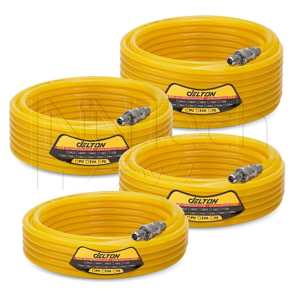 DELTON สายลม PE สายลมสำเร็จรูป อย่างดี ขนาด 8x5 มม. ความยาว 6 / 9 / 12 / 15 เมตร Polyethylene Tube สายต่อปั๊มลม รูปที่ 8