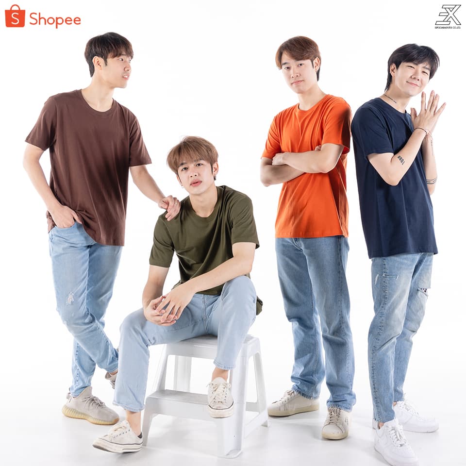 Expogarment เสื้อยืดคอกลม ไม่มีตะเข็บข้าง เอิร์ธโทนเข้ม คอตตอน แขนสั้น ไซส์ S-2XL Earthtone T-shirt รูปที่ 2