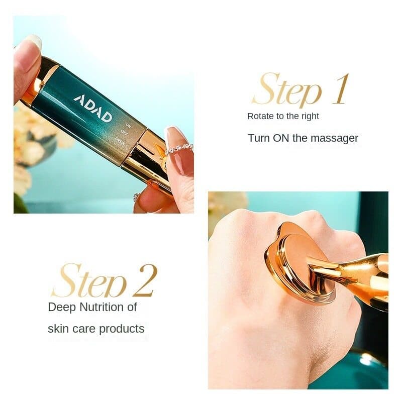 เครื่องนวดไฟฟ้า Adad อัลตราโซนิก ยกกระชับใบหน้า และดวงตา เครื่องนวดหน้า สินค้า รูปที่ 4