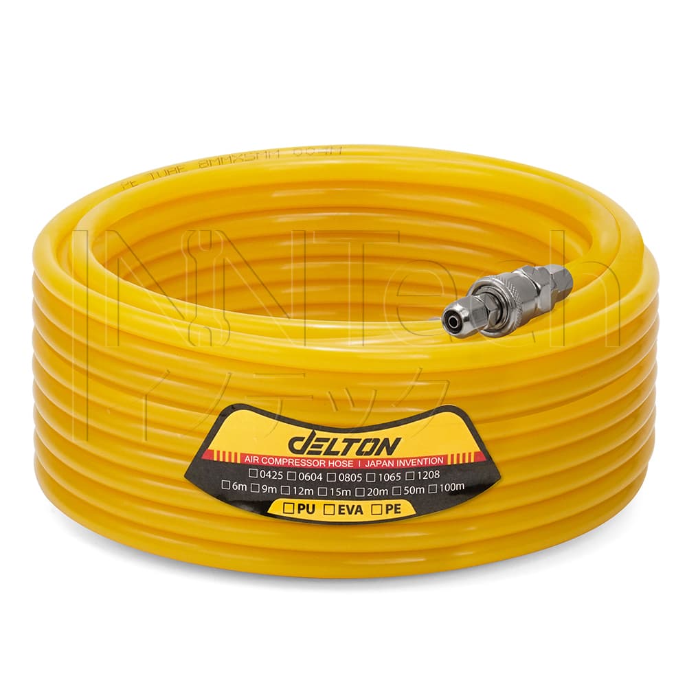 DELTON สายลม PE สายลมสำเร็จรูป อย่างดี ขนาด 8x5 มม. ความยาว 6 / 9 / 12 / 15 เมตร Polyethylene Tube สายต่อปั๊มลม รูปที่ 2