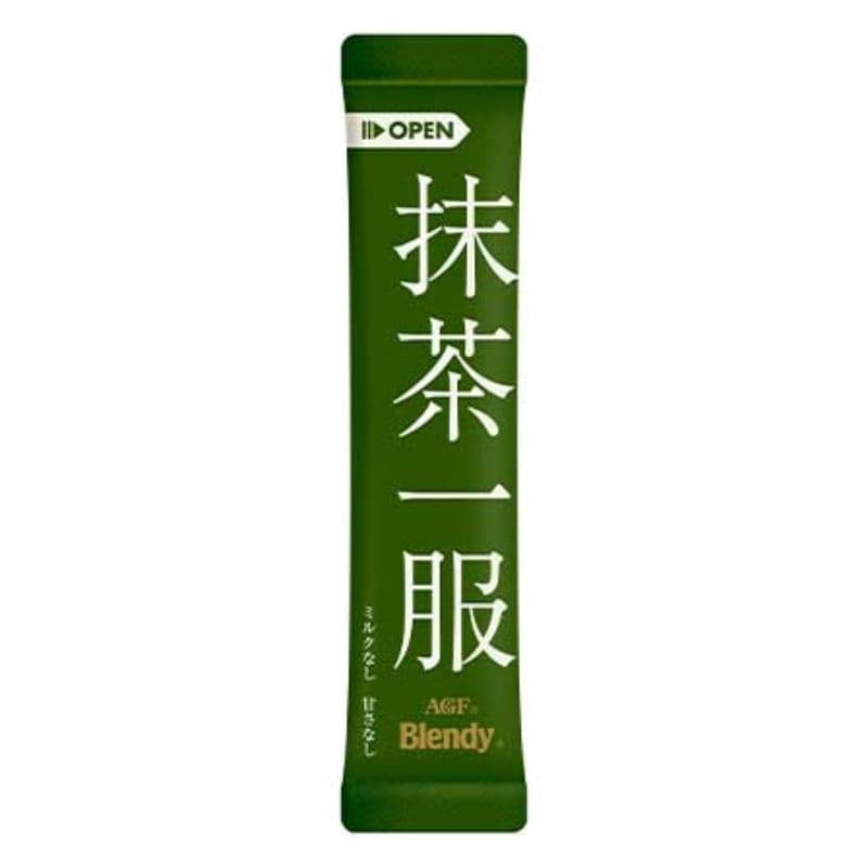 AGF Blendy Premium Matcha 4 Sticks ชาเขียว มีฟองโดยไม่ต้องใช้ไม้ตีชา ผงชาเขียว เข้มข้น จากญี่ปุ่น รูปที่ 6