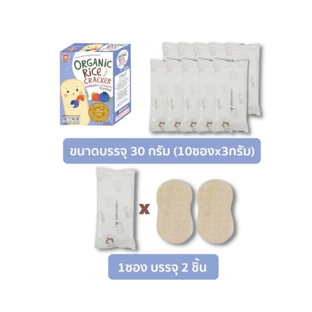 APPLE MONKEY แอปเปิ้ลมังกี้ ขนมเด็ก 8 เดือนขึ้นไป รูปที่ 6