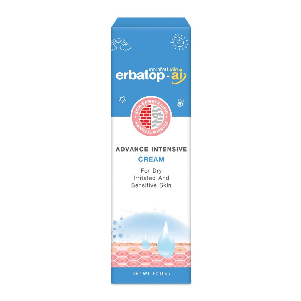 ERBATOP AI HAND CREAM 50 g ผลิตภัณฑ์ช่วยฟื้นฟูบำรุงมือ สำหรับผิวแห้งมากและระคายเคือง รูปที่ 3