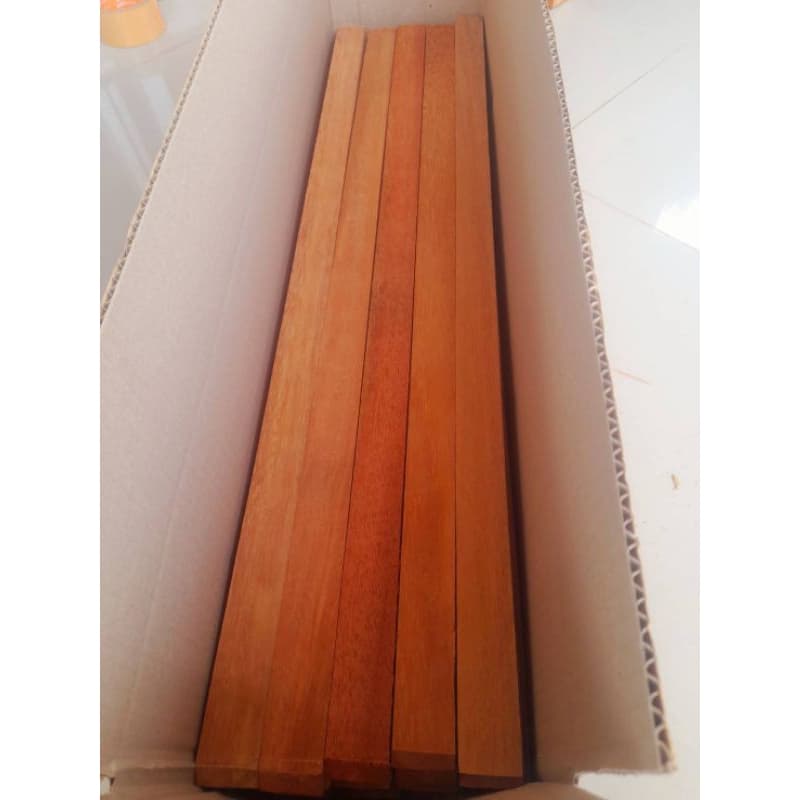 ไม้ระแนง ไม้เนื้อแข็ง ไสเรียบ ลายไม้สวย มัดละ 10 แผ่น ยาว 200 ซม. กว้าง 3.5 ซม. หนา 1 ซม. รูปที่ 4