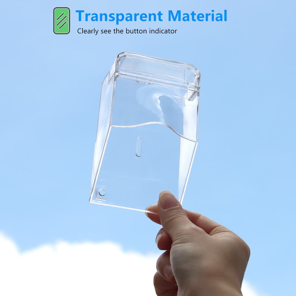 Smatrul กริ่งไร้สาย Door Bell Cover Waterproof Cover For Wireless Doorbell Door Bell Ring Button Transmitter รูปที่ 9