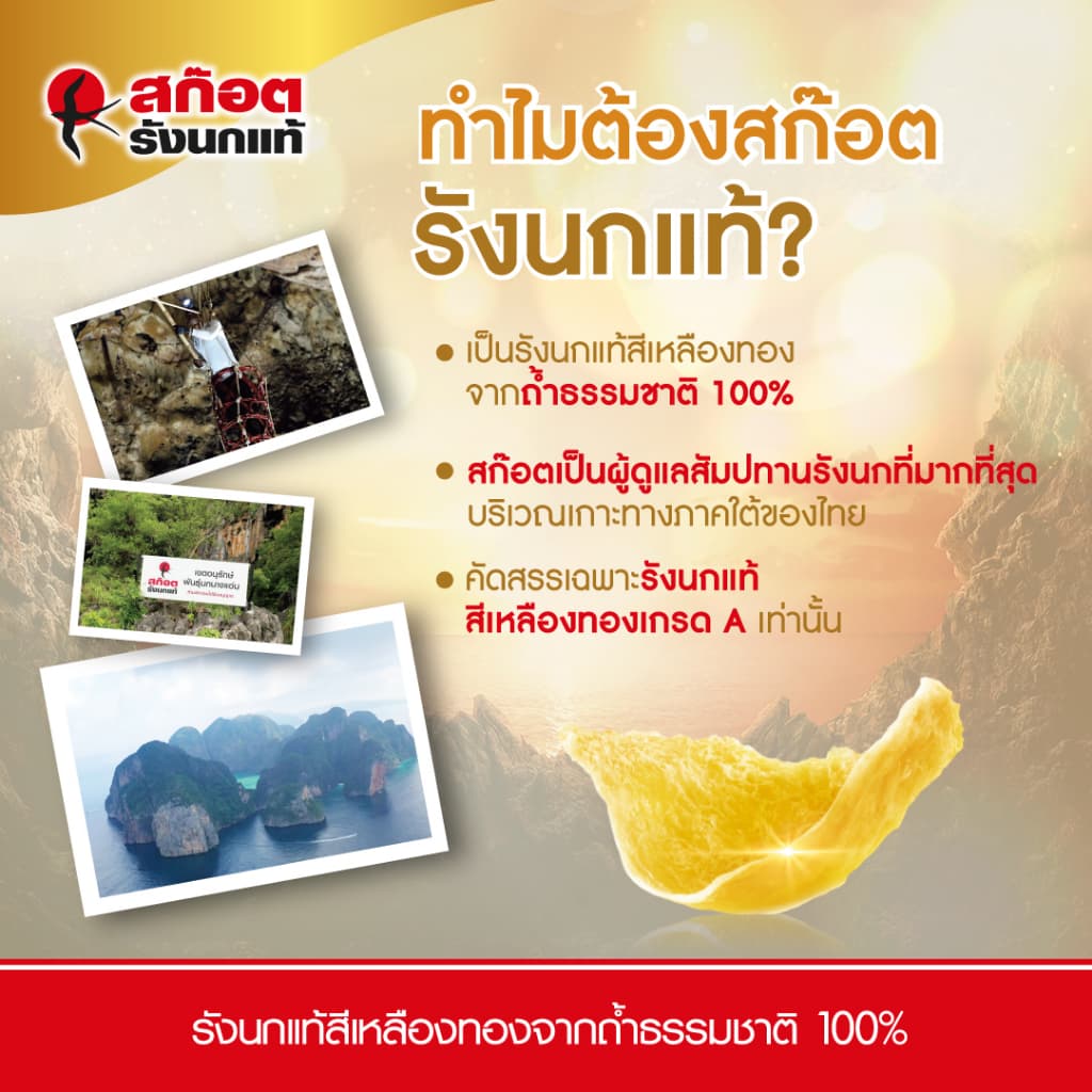 Scotch สก๊อต กิ๊ฟบ็อกซ์ รังนกแท้ รอเยลโกลด์ น้ำตาล0% 40 มล 9 ขวด ของขวัญปีใหม่ รูปที่ 3