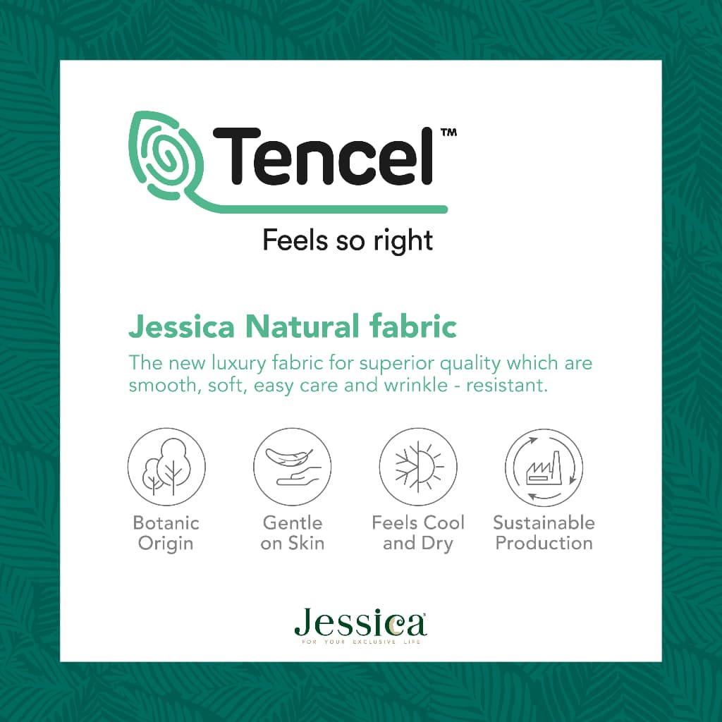 Jessica Tencel T850 ชุดเครื่องนอน ผ้าปูที่นอน ผ้าห่มนวม เจสสิก้า พิมพ์ลวดลายโดดเด่น ให้สัมผัสที่นุ่มลื่นดุจแพรไหม รูปที่ 4