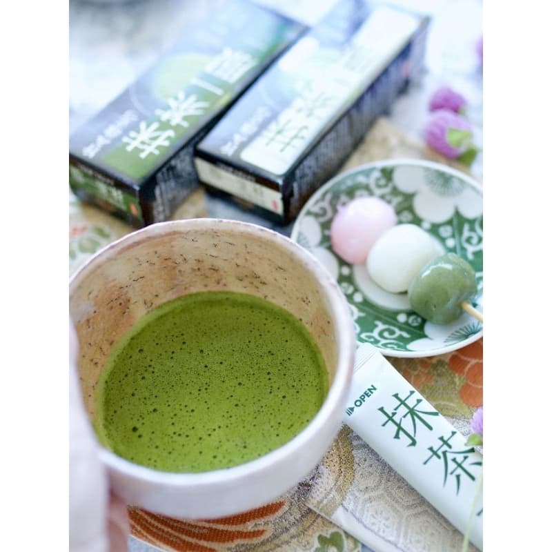 AGF Blendy Premium Matcha 4 Sticks ชาเขียว มีฟองโดยไม่ต้องใช้ไม้ตีชา ผงชาเขียว เข้มข้น จากญี่ปุ่น รูปที่ 7