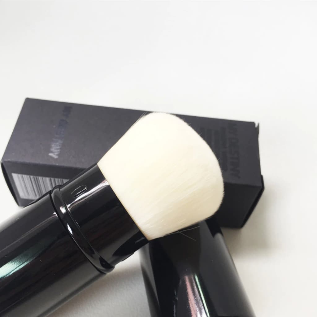 Kabuki Brush แปรงพกพา ปัดแป้ง/ปัดแก้ม มีปลอกฝาปิด แปรงคาบูกิ รูปที่ 3