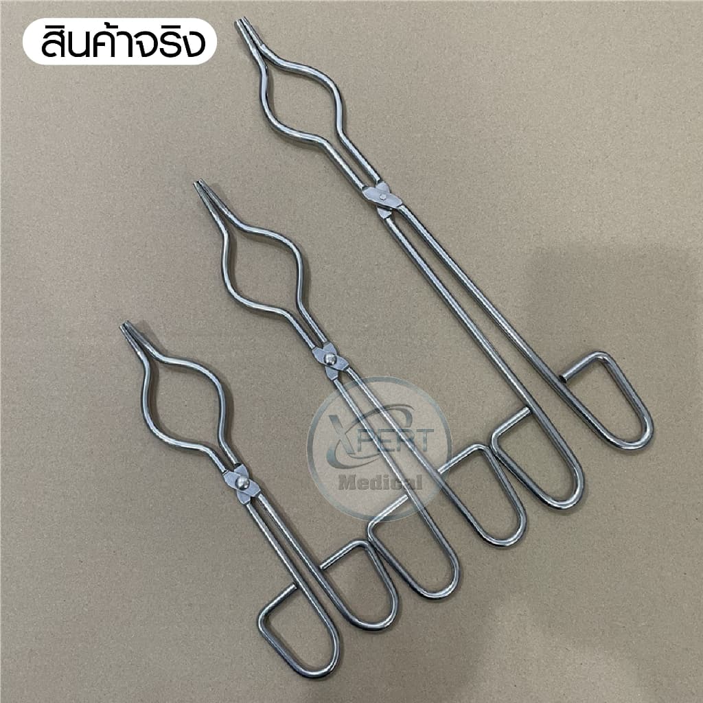 คีมครูซิเบิ้ล Crucible tongs คีมจับเบ้าหลอม ทนร้อนได้มากถึง 1500 องศา วัสดุโลหะ ไร้สนิม แข็งแรง ทนทาน น้ำหนักเบา ใช้ง่าย รูปที่ 5