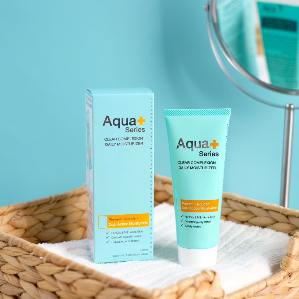 Aqua+ Series Clear Complexion Daily Moisturizer 50 ml. มอยส์เจอร์ไรเซอร์บำรุงผิว รูปที่ 5