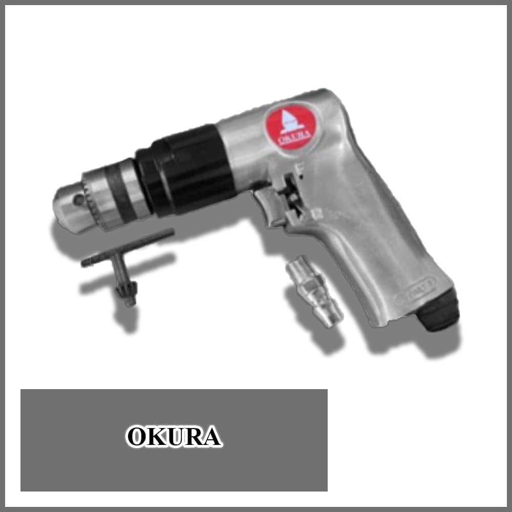 OKURA C-OK-RAD38 สว่านลม สว่านต่อปั๊มลม ขนาด 3/8 นิ้ว 3 หุน รูปที่ 1