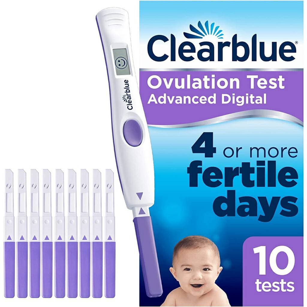 ส่งด่วน//ส่งทุกวัน Clearblue ชุดตรวจไข่ตกแบบดิจิตอล ไข่ม่วง ไข่ชมพู 10 20 แท่ง พร้อมเครื่องอ่าน รูปที่ 3